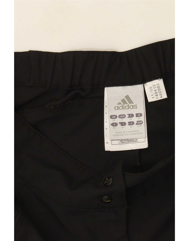 Adidas Womens Climalite Regular Sport Shorts UK 10 Pequeno Poliéster Preto