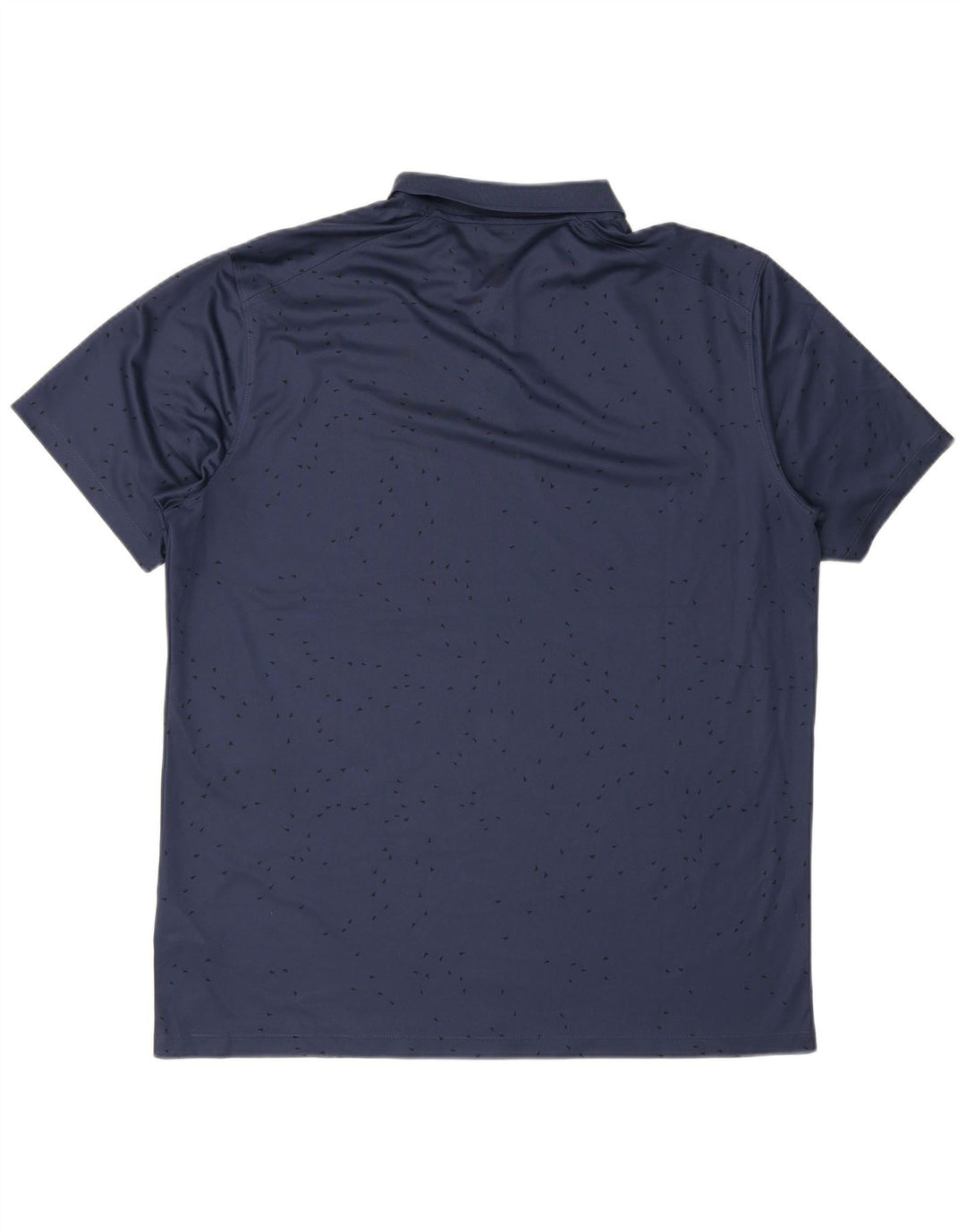 Camisa polo masculina Nike Dri Fit Standard Fit grande poliéster azul marinho