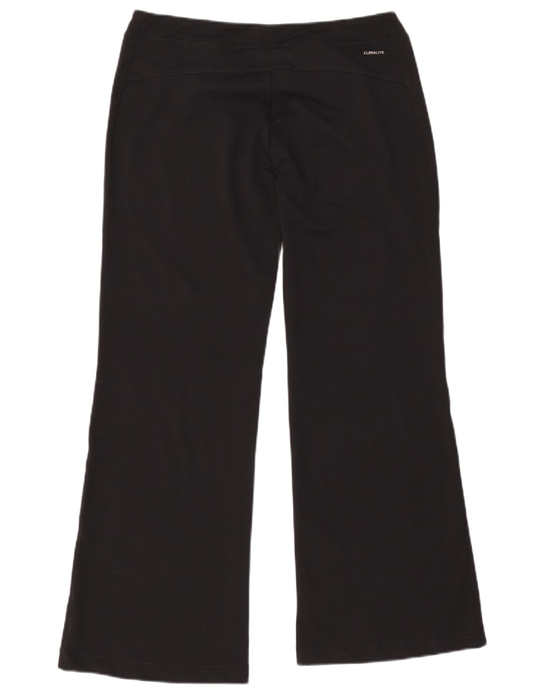 ADIDAS Womens Clima 365 Flare Calças de treino UK 18 XL Preto Poliéster