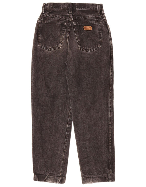 Wrangler Jeans feminino de cintura alta cônico EUA 10 grande W30 L27 algodão cinza