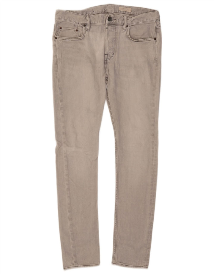 Calça jeans skinny masculina All Saints W35 L31 cinza