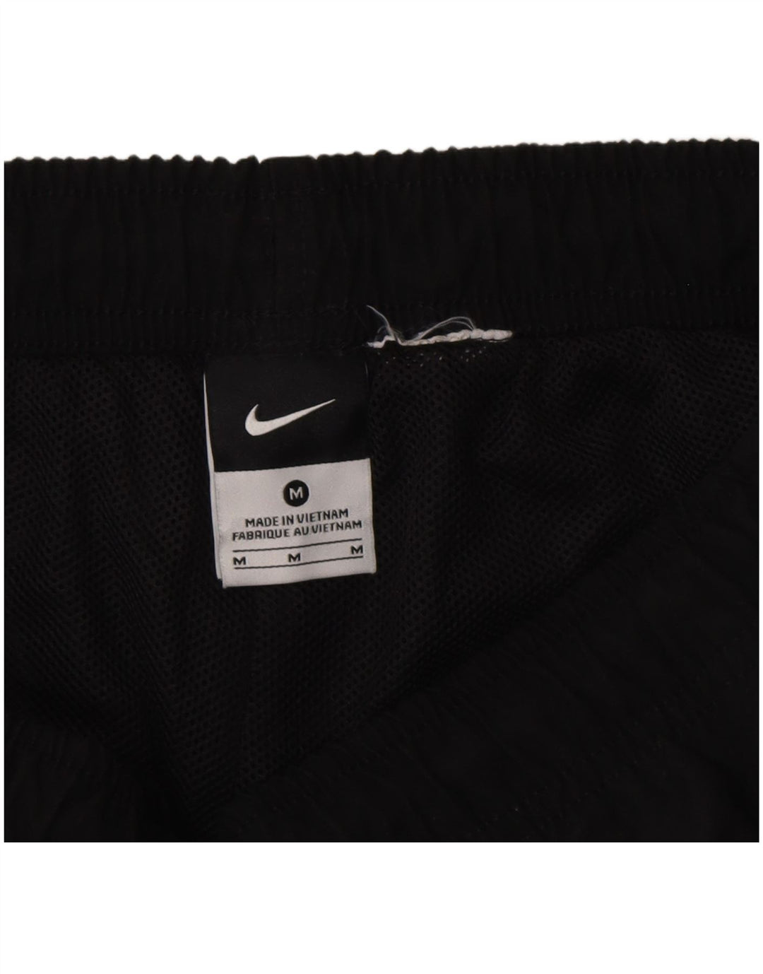 Calça de treino masculina Nike médio preto colorblock