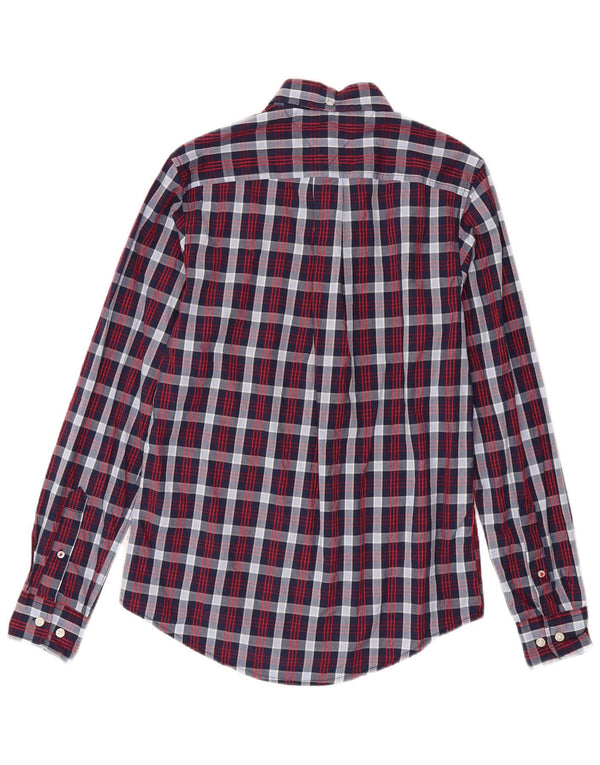 Camisa masculina Tommy Hilfiger XS azul marinho xadrez