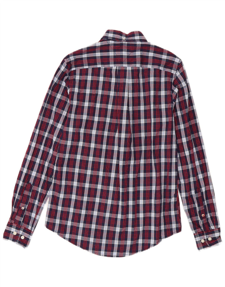 Camisa masculina Tommy Hilfiger XS azul marinho xadrez