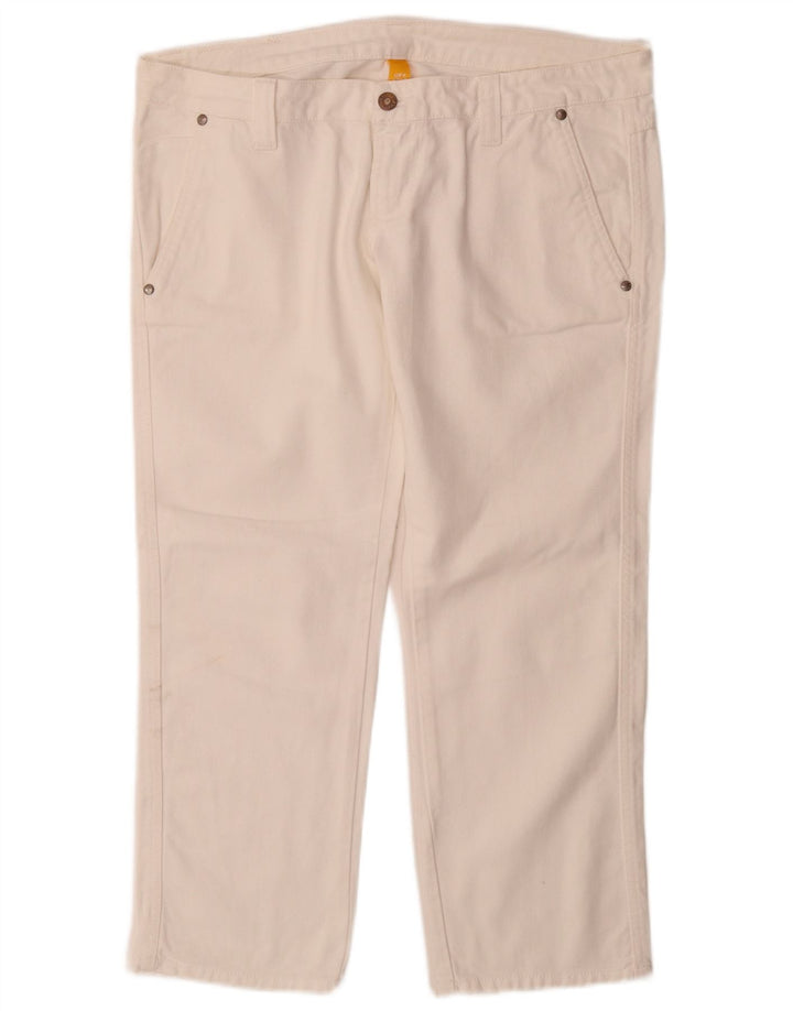 Jeans retos femininos Upstar W32 L27 algodão branco