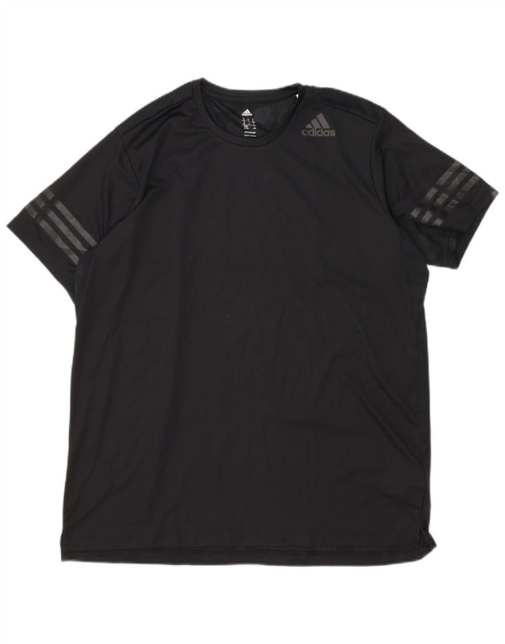 Adidas Mens Climacool Camiseta Top XL Preto Poliéster
