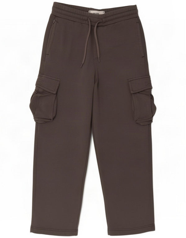 Hollister Mens Cargo Tracksuit Calças XS Algodão Cinza