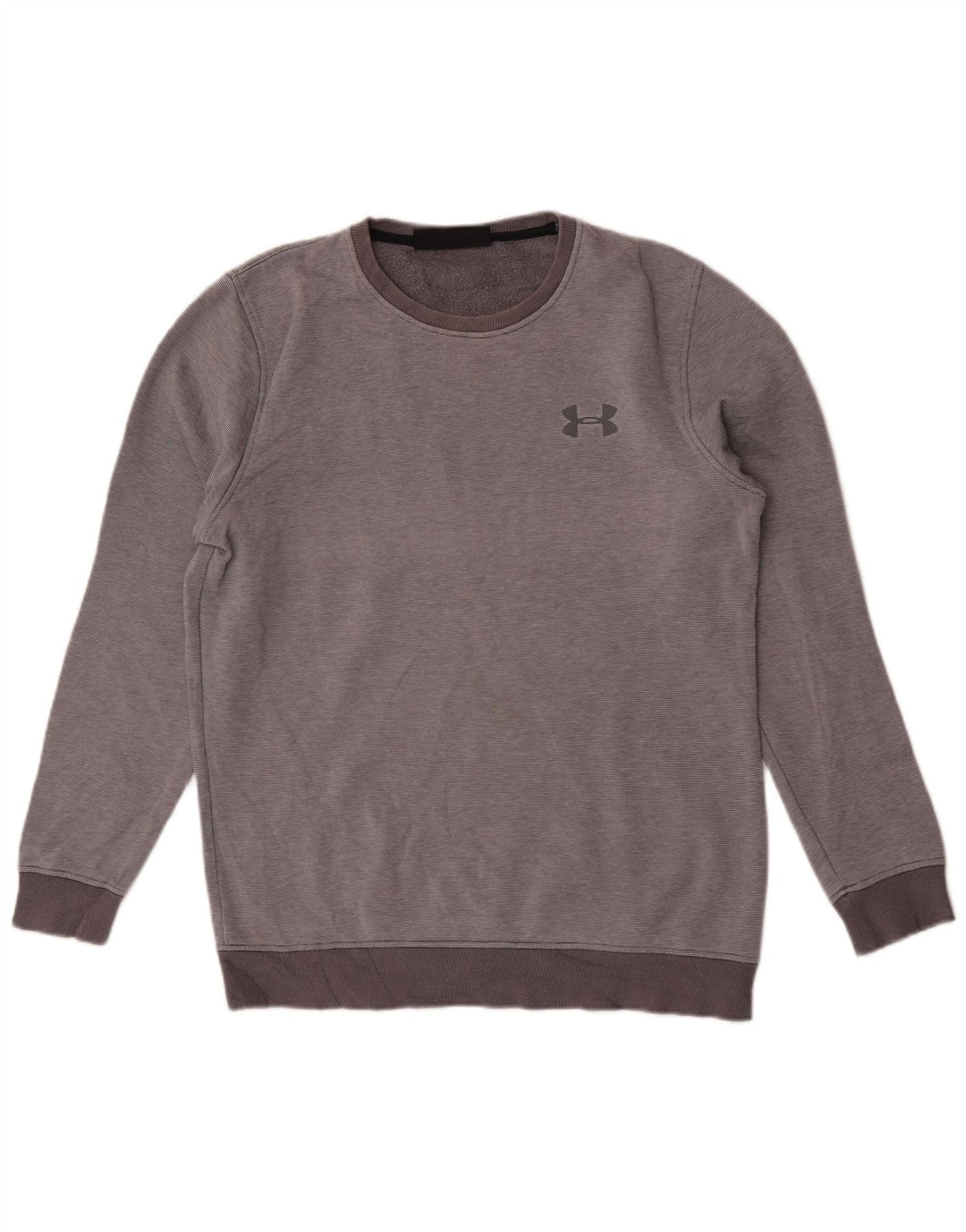 Under Armour Mens moletom jumper médio cinza risca de giz
