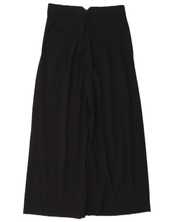 Calça Chino Feminina Zara Cintura Alta XS W24 L26 Poliéster Preto