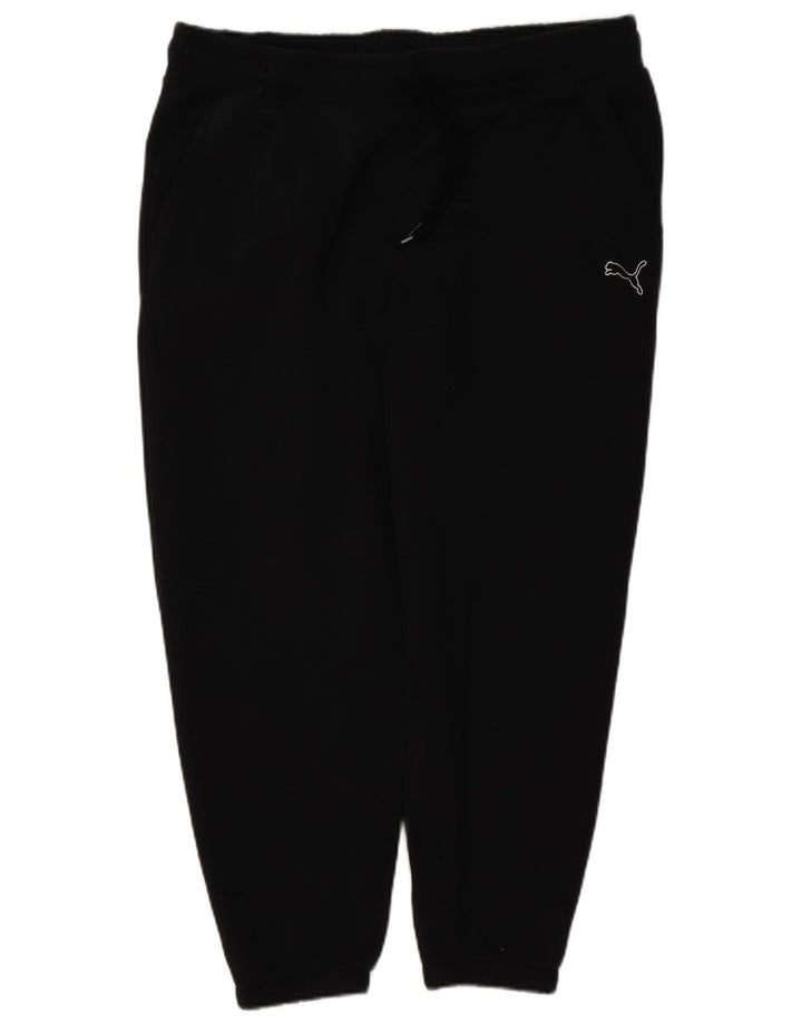 Calça de treino feminina PUMA Joggers UK 18 XL algodão preto