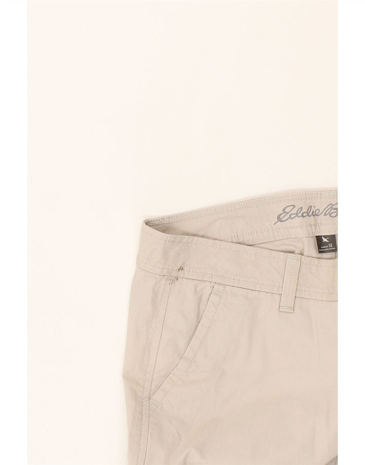 EDDIE BAUER Womens Capri Trousers US 12 Large W34 L25 Beige Cotton Vintage Eddie Bauer and Second-Hand Eddie Bauer from Messina Hembry 