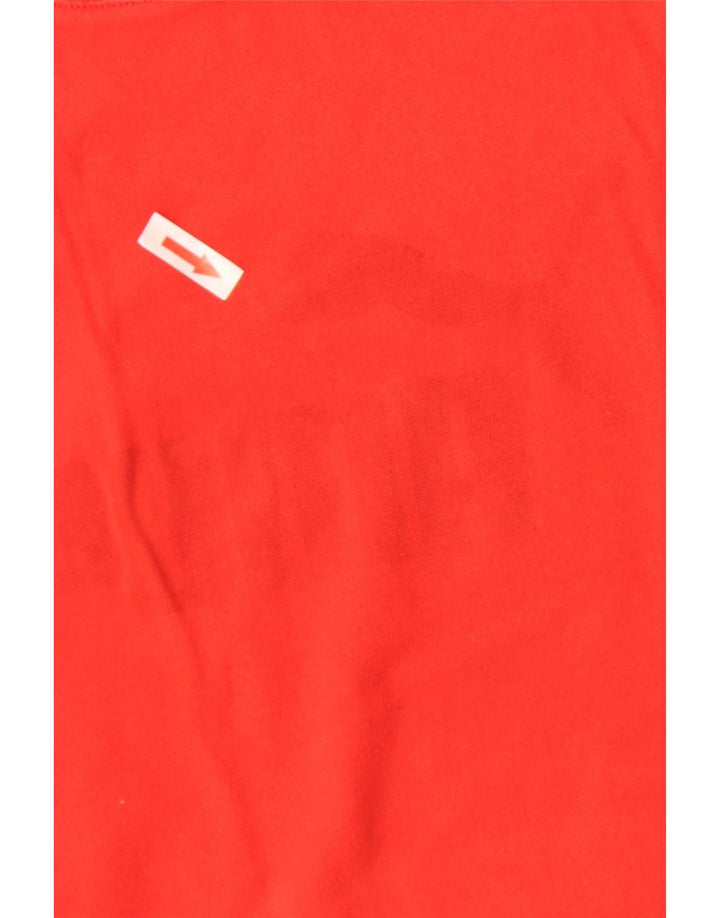 Puma Mens Graphic Vest Top Grande Vermelho