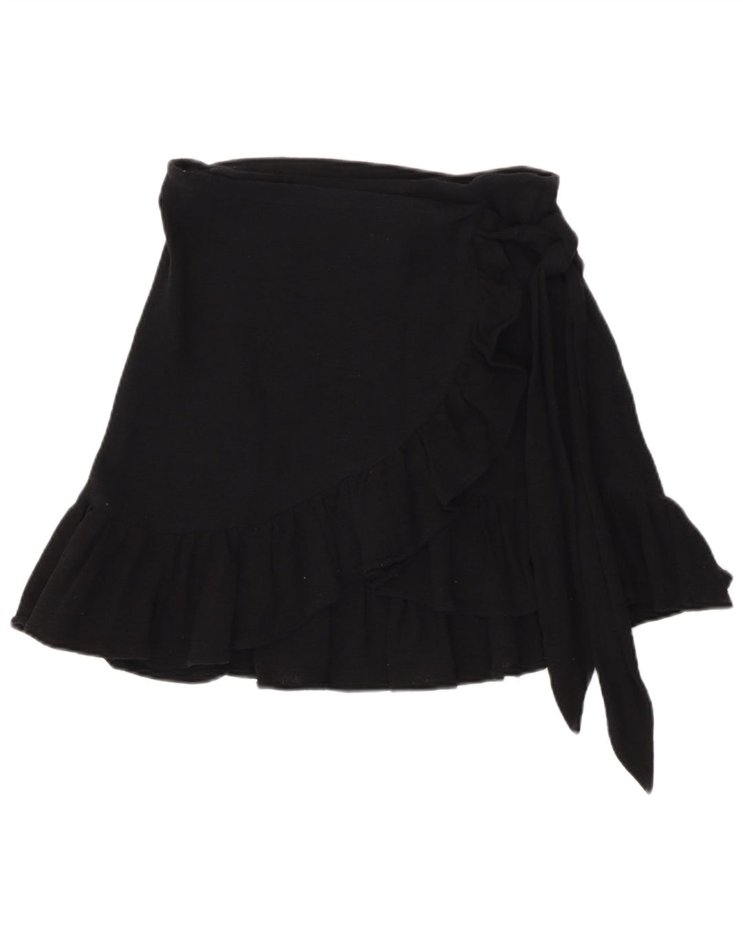 Zara Saia feminina de malha pequena W26 preta
