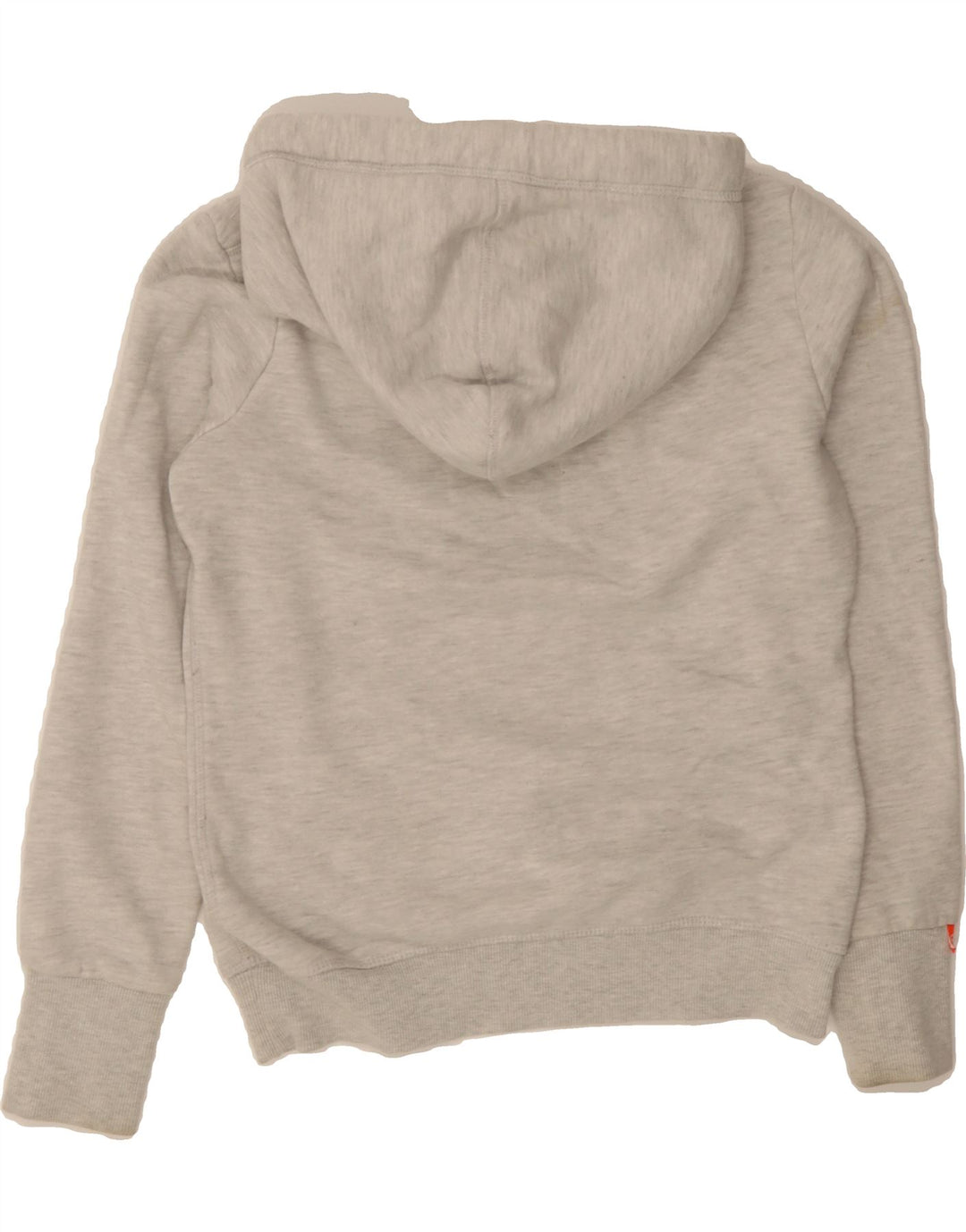SUPERDRY Womens Hoodie Jumper UK 10 Small Grey Cotton Vintage Superdry and Second-Hand Superdry from Messina Hembry 