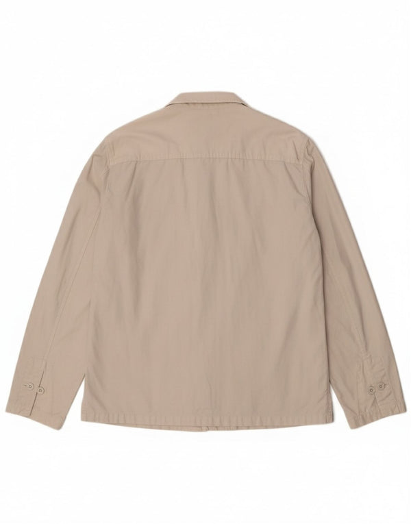 Jaqueta bomber masculina Gas UK 42 XL algodão branco