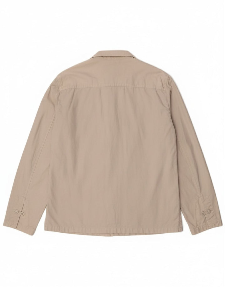 Jaqueta bomber masculina Gas UK 42 XL algodão branco