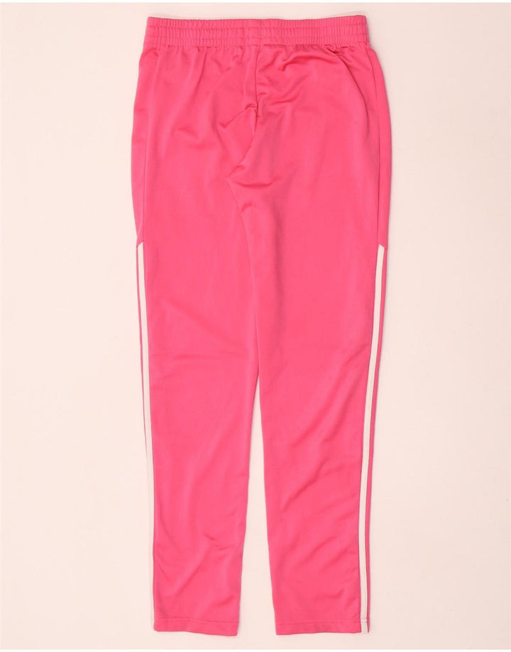 Calças de treino Adidas meninas 14-15 anos rosa poliéster