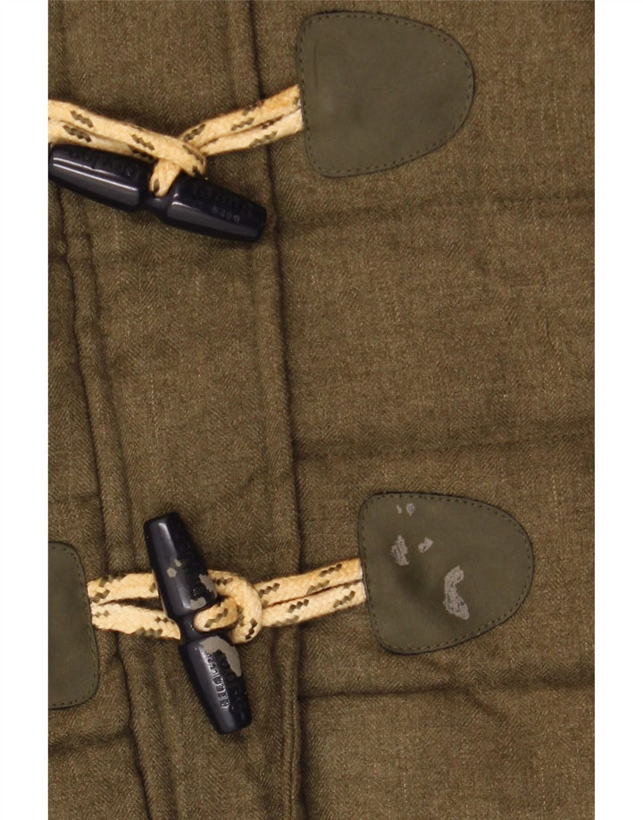 Jaqueta feminina Superdry com capuz e acolchoada UK 14 médio cáqui inverno