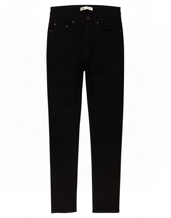 Zara Jeans Skinny Masculino EU 36 XS W29 L28 Algodão Preto