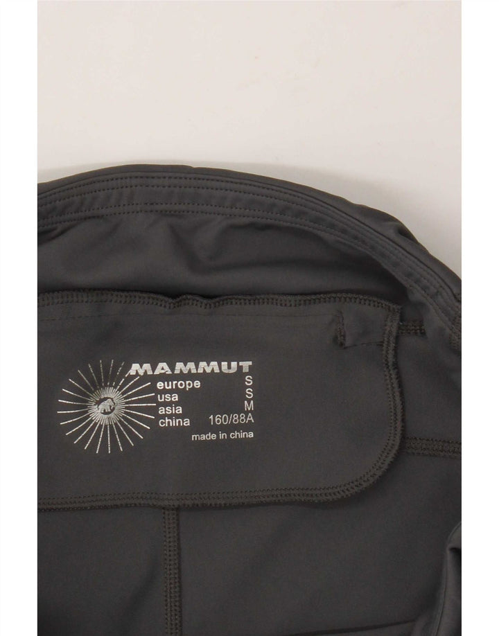 Shorts esportivos femininos Mammut UK 10 pequenos cinza