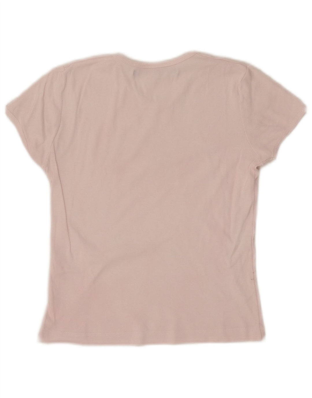 Camiseta feminina LEE cortada UK 12 rosa médio