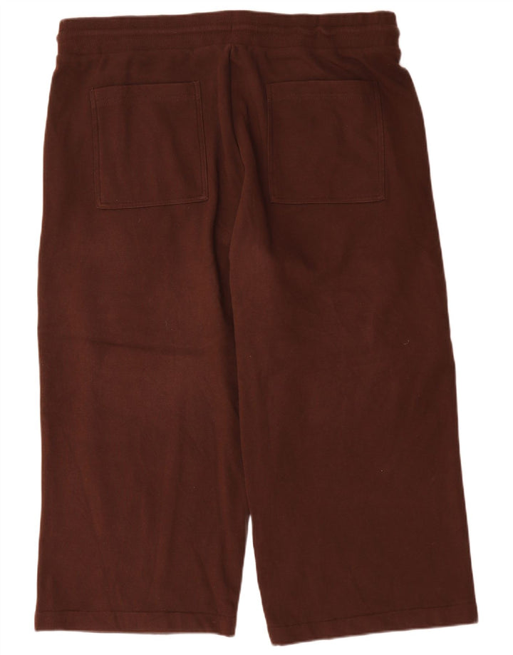 Calça de treino feminina Marks & Spencer UK 22 3XL poliéster marrom