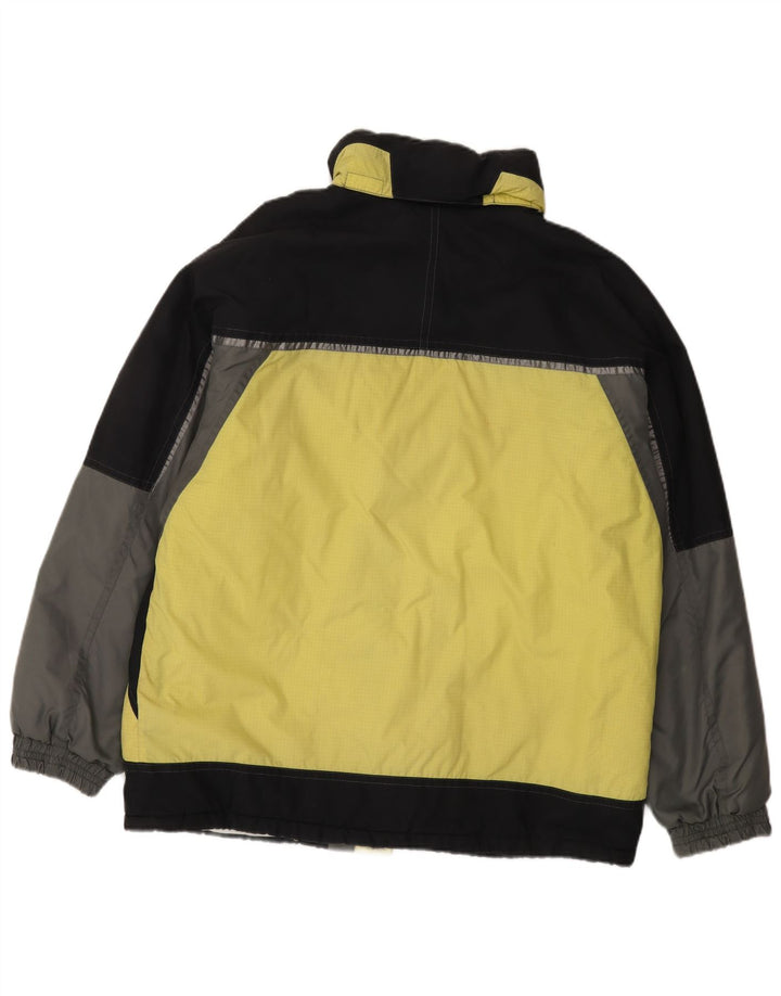 Jaqueta de esqui masculina vintage UK 42 XL Colorblock multicolorido