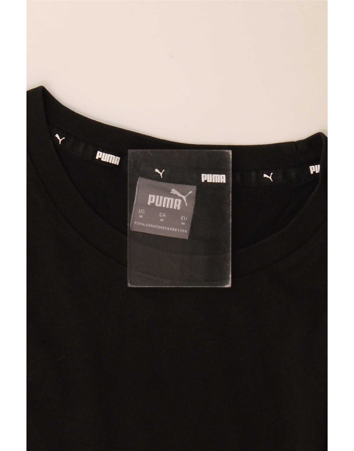 Camiseta Puma Masculina Graphic Top Médio Preto
