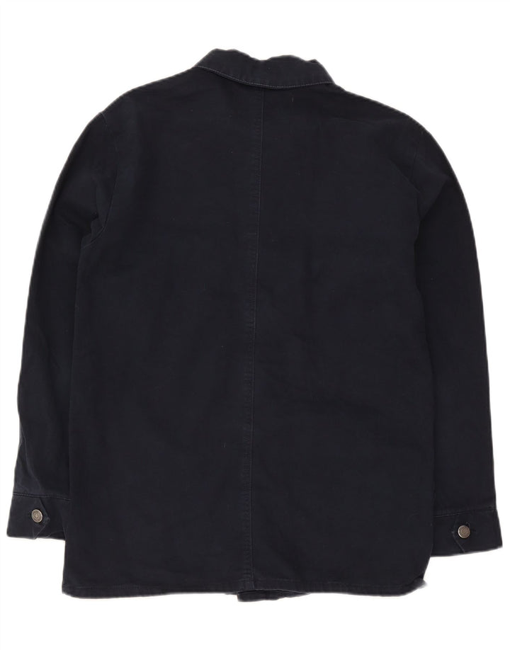 Jaqueta utilitária masculina French Connection UK 36 pequena azul marinho