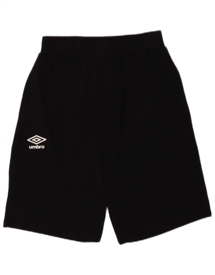 Umbro Mens Sport Shorts Pequeno Algodão Preto