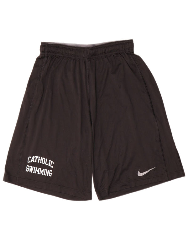 Nike Mens Dri Fit Graphic Sport Shorts Médio Preto Poliéster