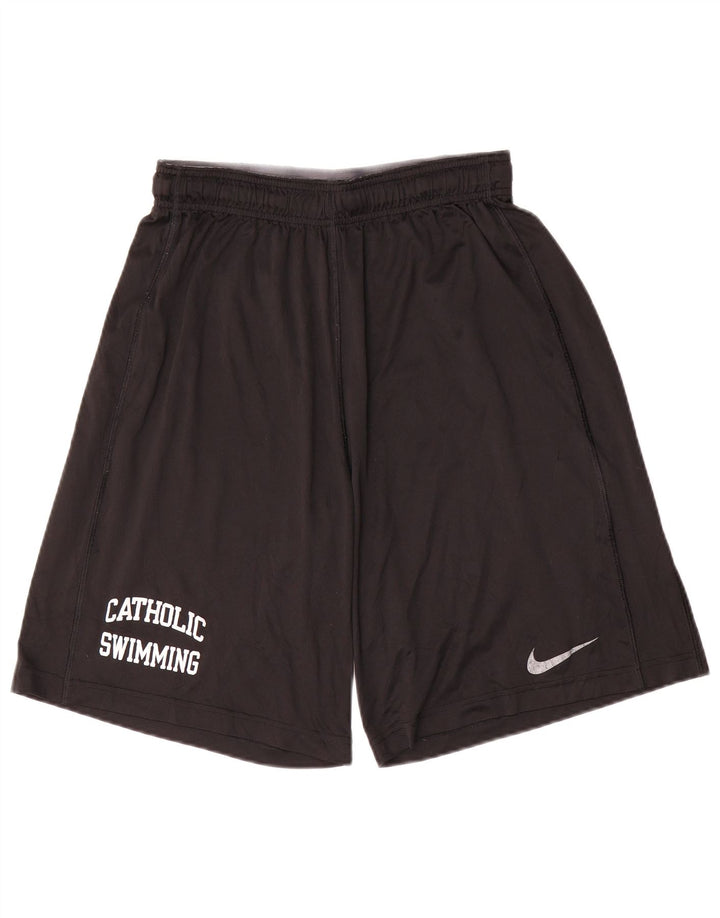 Nike Mens Dri Fit Graphic Sport Shorts Médio Preto Poliéster