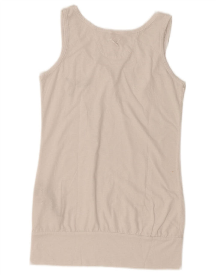 Colete feminino Puma UK 10 pequeno poliéster branco