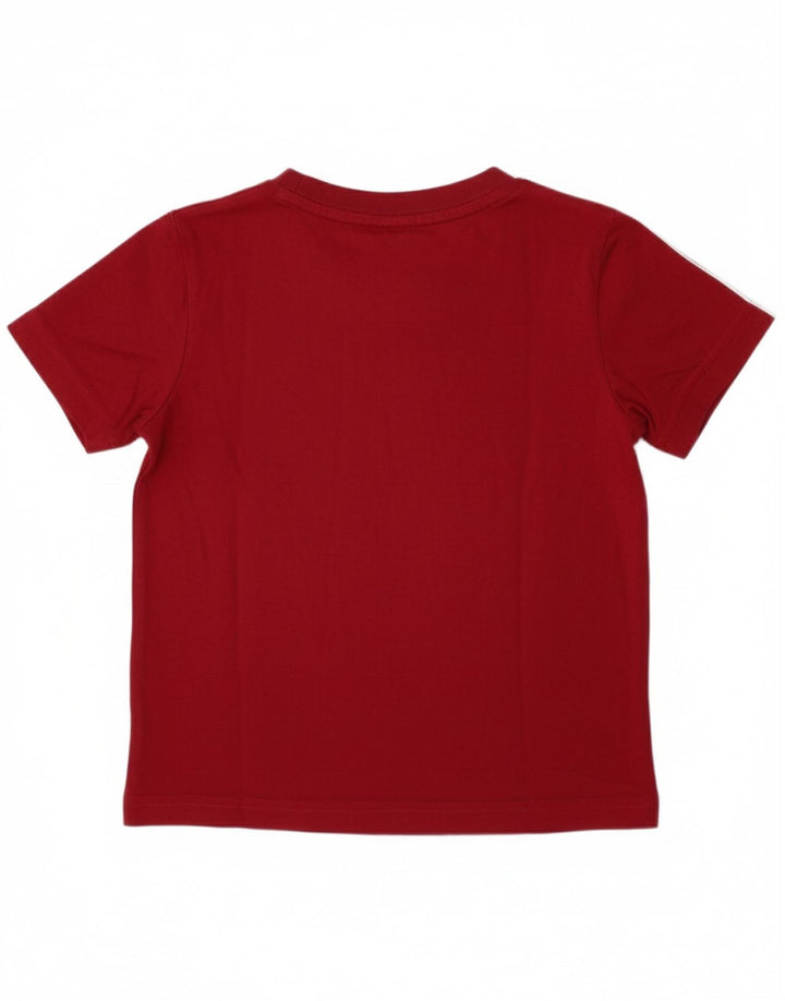 Camiseta Adidas Menina 2-3 Anos Algodão Borgonha