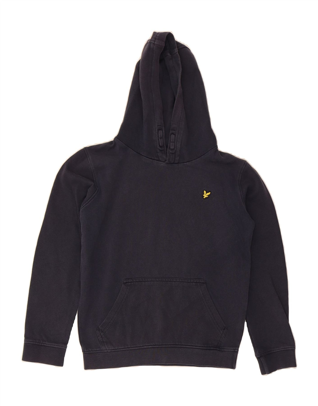LYLE & SCOTT Boys Hoodie Jumper 10-11 Years Navy Blue Cotton Vintage Lyle & Scott and Second-Hand Lyle & Scott from Messina Hembry 