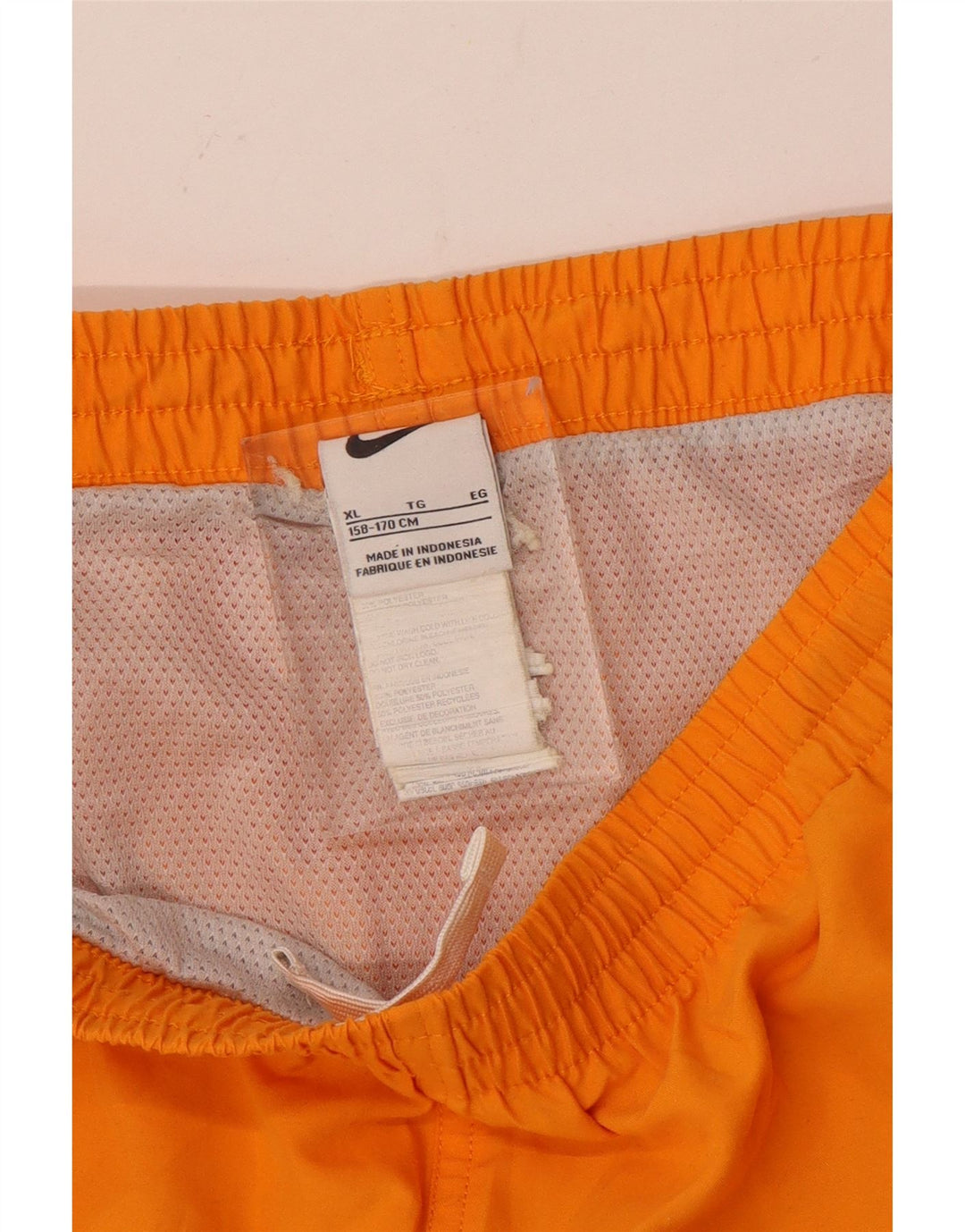 Shorts de natação NIKE meninos 13-14 anos XL laranja poliéster