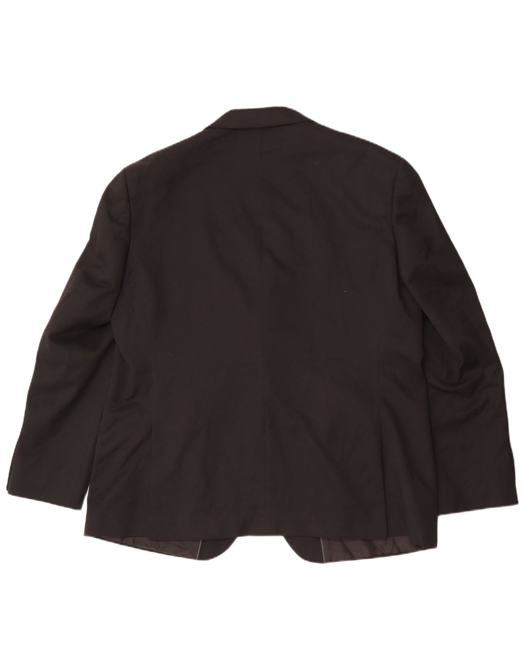 Jaqueta blazer masculina de 2 botões Marks & Spencer Reino Unido 46 XL preto poliéster