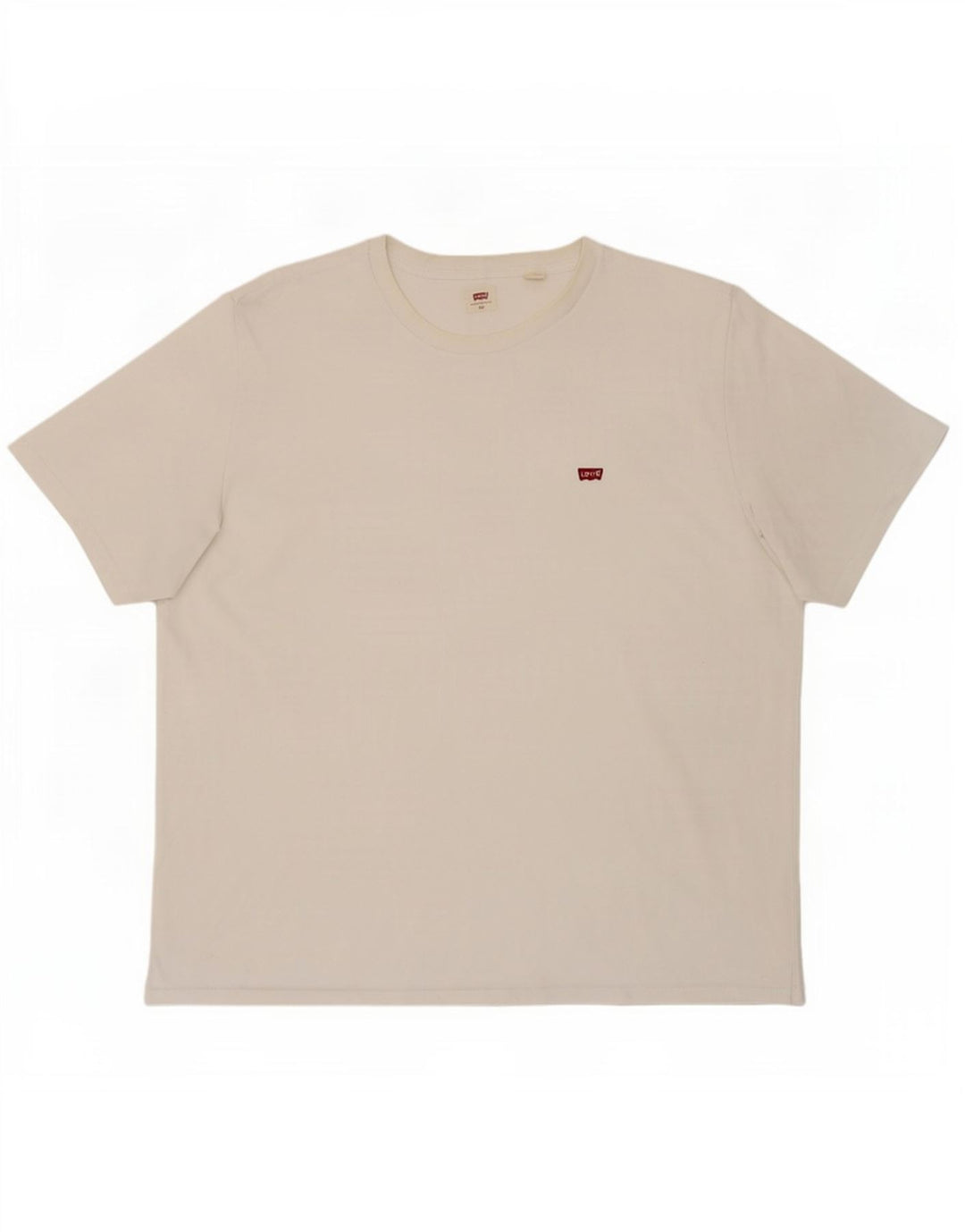 Camiseta masculina Levi's Top 3XL algodão branco