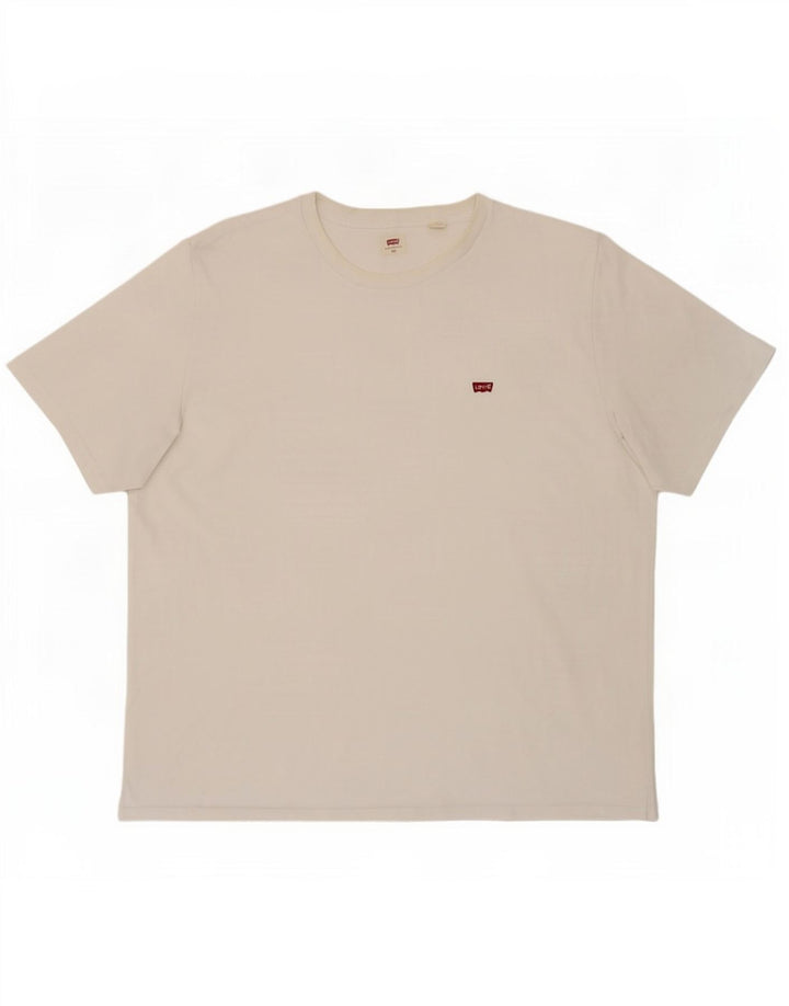 Camiseta masculina Levi's Top 3XL algodão branco