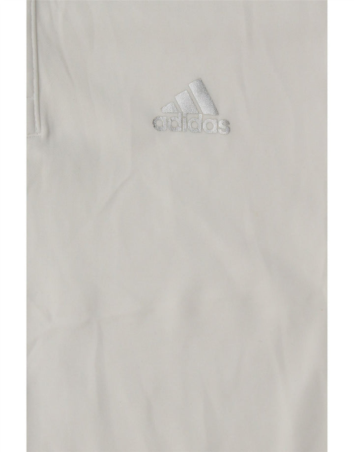 Camisa Polo Adidas Masculina Climalite Pequena Branca