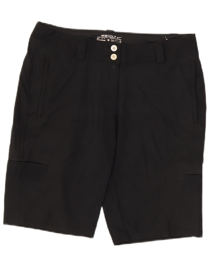 Shorts Nike Cargo Golf Feminino UK 10 Pequeno W30 Poliéster Preto