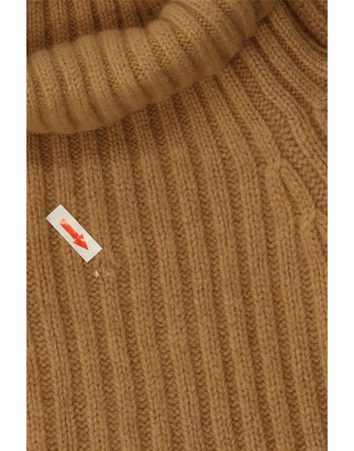 Etro Suéter feminino com gola redonda e gola redonda Reino Unido 14 médio bege