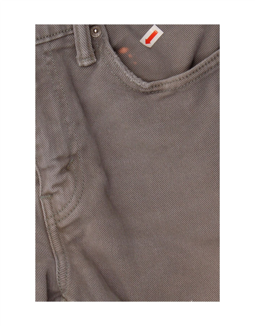 LEVI'S Masculino 514 Straight Jeans W30 L29 Algodão Cinza