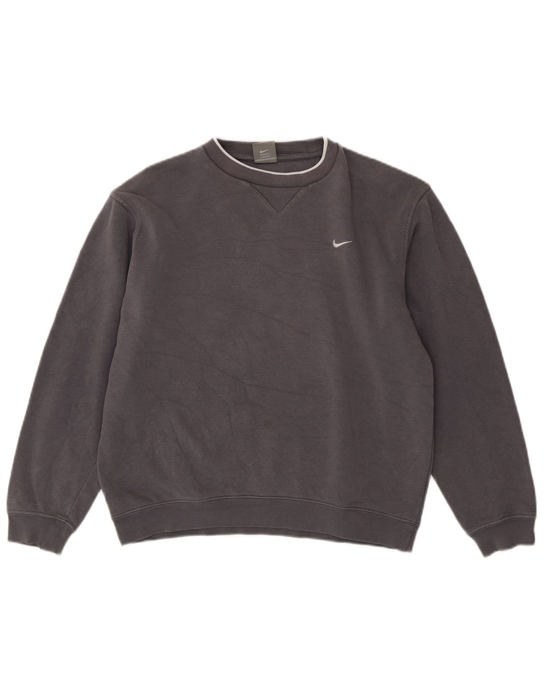 Moletom Nike Boys Jumper 12-13 anos grande cinza algodão