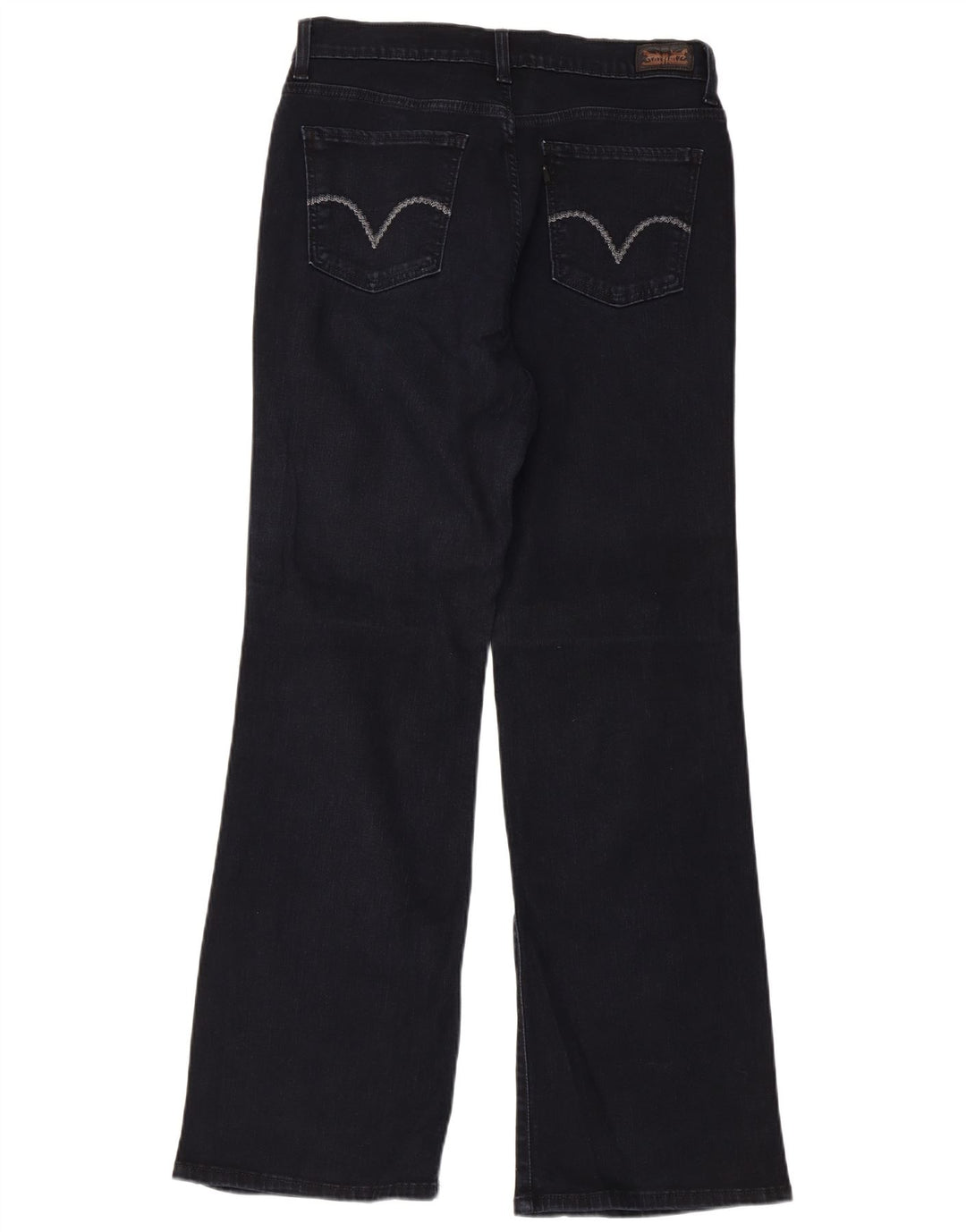 Calça jeans feminina Levi's 512 Perfectly Slimming Bootcut W32 L32 azul marinho algodão