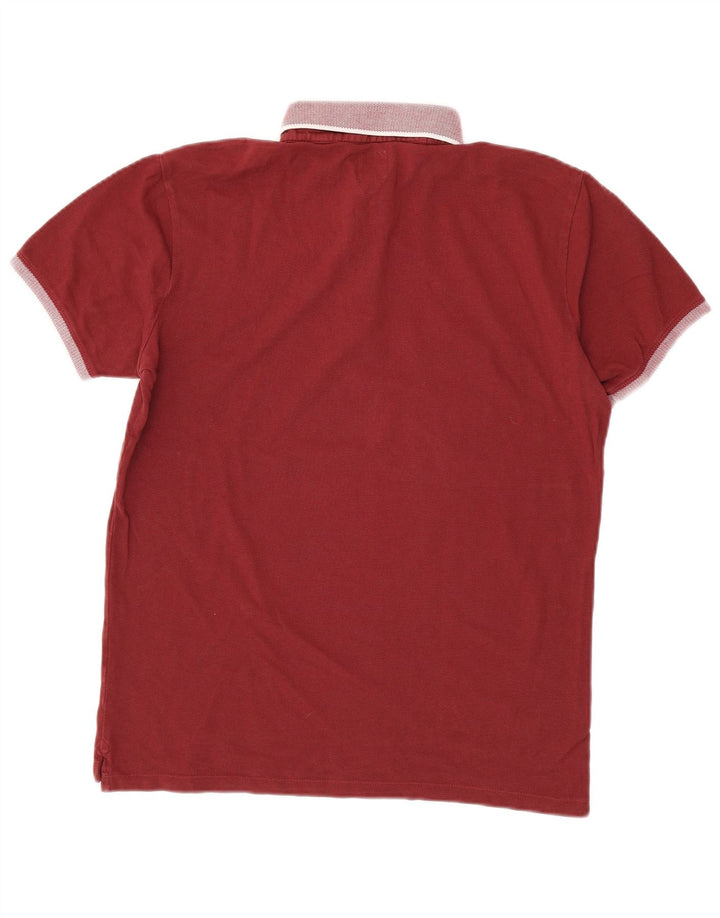 Camisa polo masculina de rugby JACK WILLS médio Borgonha