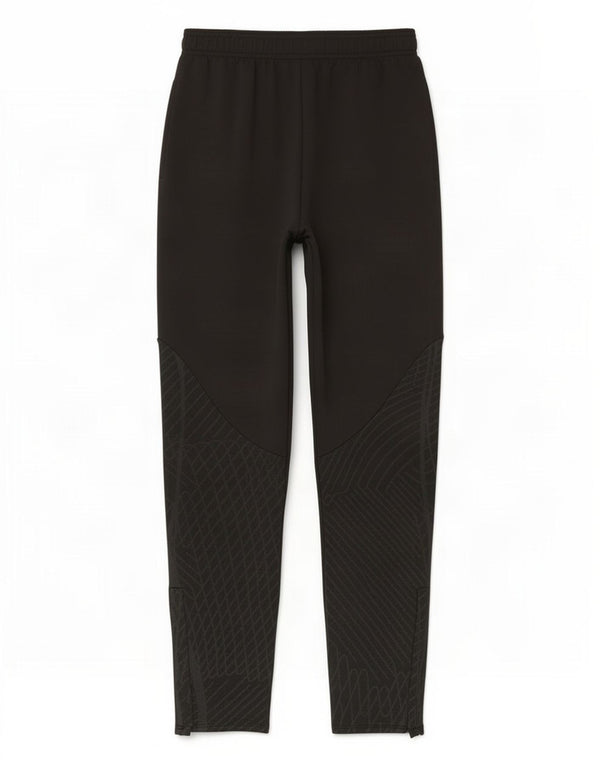 Calça de treino Nike Boys Dri Fit Slim 12-13 anos grande preta geométrica