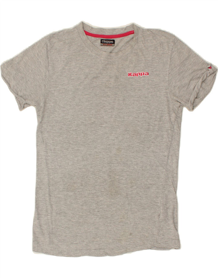 KAPPA Womens T-Shirt Top UK 18 XL Grey Cotton Vintage Kappa and Second-Hand Kappa from Messina Hembry 