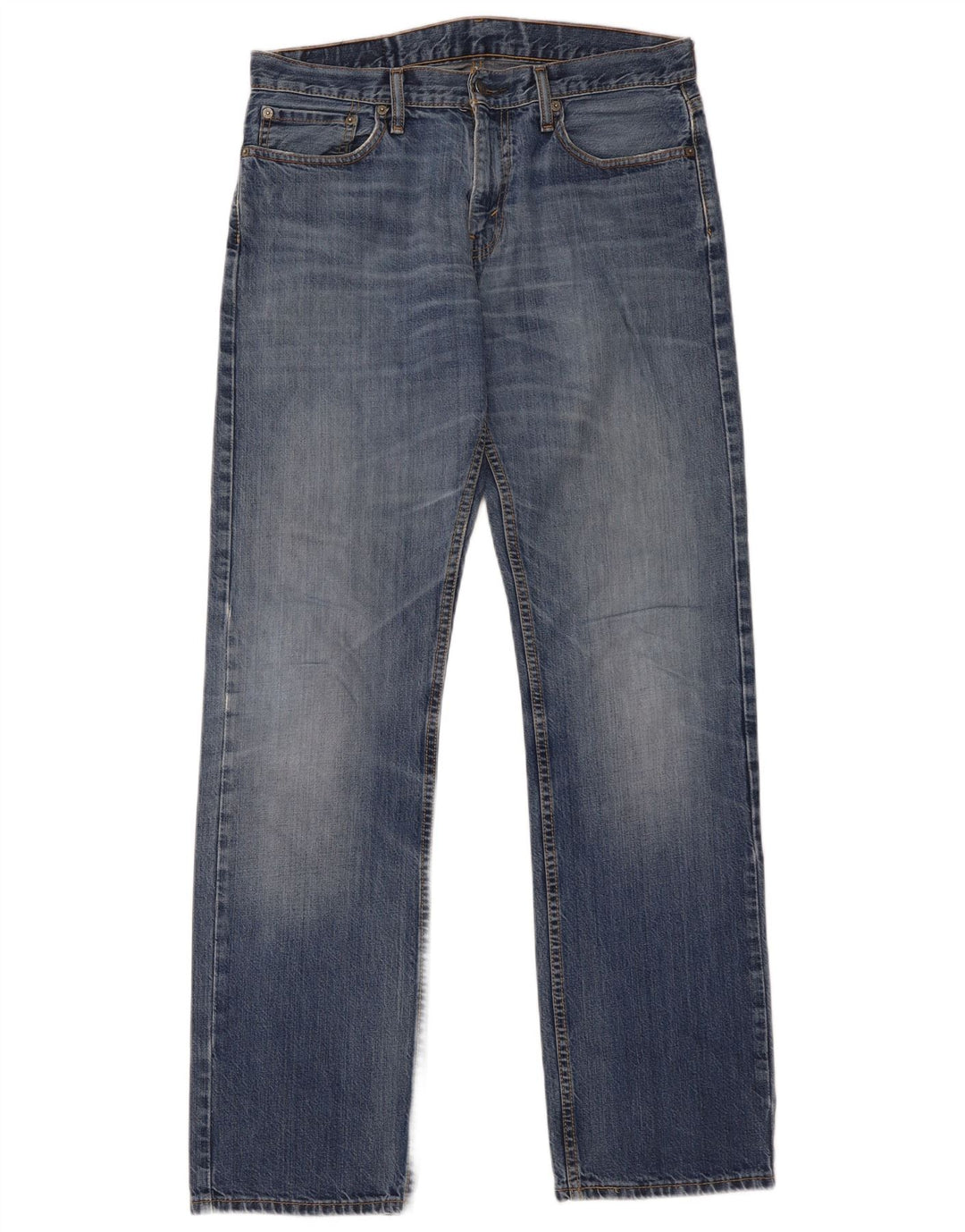 Levi's Masculino 514 Straight Jeans W33 L34 Azul Algodão