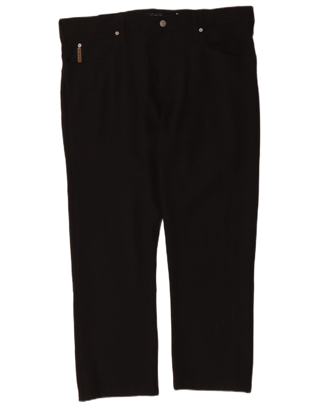 Calça casual reta masculina Armani W40 L29 poliéster preto